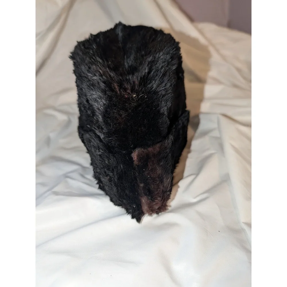 Vintage 1950's North King Dyed Mouton Lamb Fur Russian Cassack Trapper Hat
